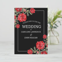 Rose rouge Mariage floral