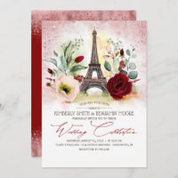 Rose Tour Eiffel Paris Gold et Mariage Bourgogne