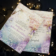 Rose violet bleu Fairy Lights Boho Forest Mariage