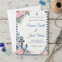 Roseaux Fleuris Bleu Rose Mariage
