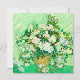 Invitation Roses blanches de Van Gogh