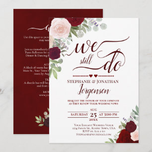 Invitation Roses de Bourgogne Nous nous engageons toujours Re