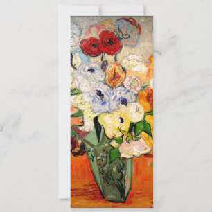 Invitation Roses et Anémones de Van Gogh