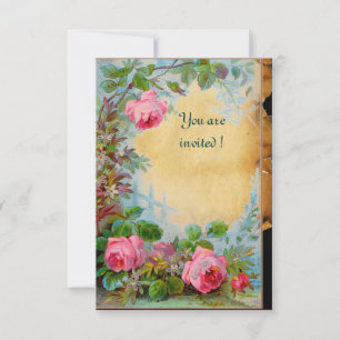 Invitation ROSES ET JASMINES ROSES ROSES ET JASMINES Parchemi