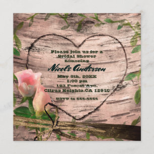 Invitation Roses et vignes roses et vignes roses blanches Inv