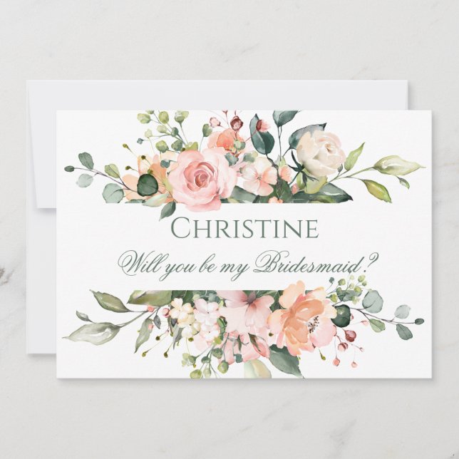 Invitation Roses roses roses roses d'abricot d'apricot d'apri (Devant)