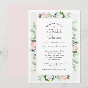 Invitation Roses Roses Roses Roses Roses Vertes Fête des mari