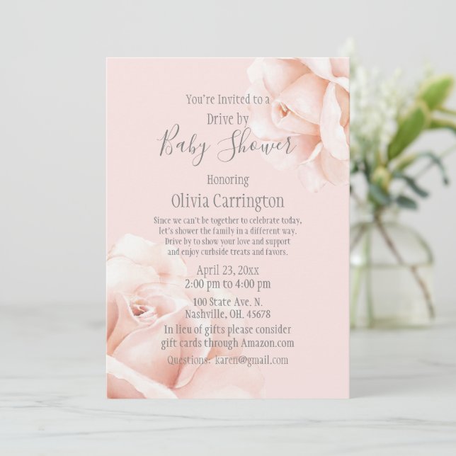Invitation Roses Roses Roses Roses Roses Vierges Lecteur Par  (Debout devant)