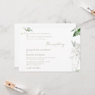 Invitation Rotation Dreamy Watercolor Les deux parents Mariag