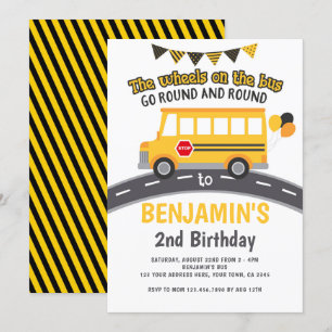 Invitation Roues dans le bus