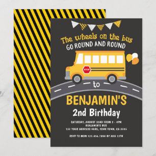 Invitation Roues dans le bus