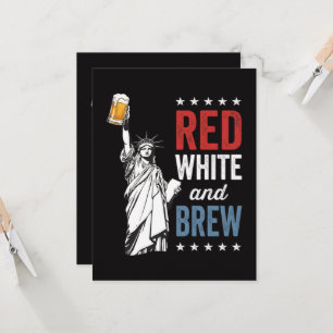 Invitation Rouge Blanc et Bière 250e Anniversaire