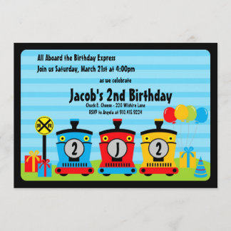 Invitation rouge bleu d'invitations de garçon d'anniversaire