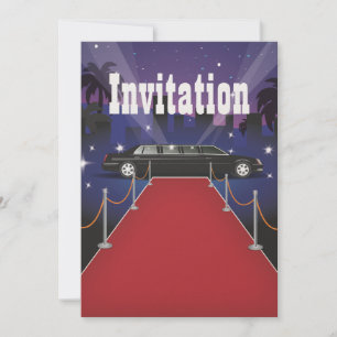 Invitation Rouge Carpet Celebration Limo