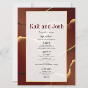 Invitation Rouge de ton noir noir Abstrait Mariage Extraordin