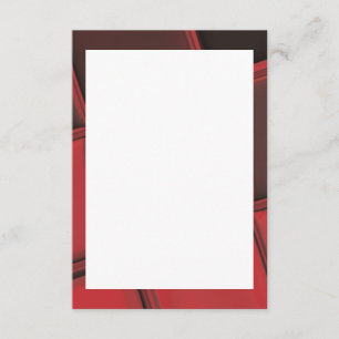 Invitation rouge et noire de blanc de frontière de