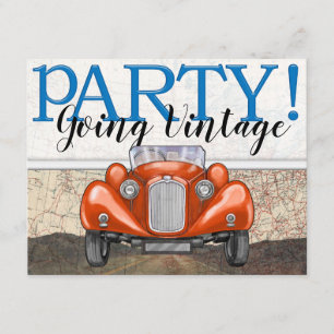 Invitation Route 66 - Voitures Vintage-