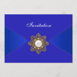 Invitation Royal Blue All Occasion Party