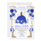 Royal Blue Charro femme Western Quinceañera