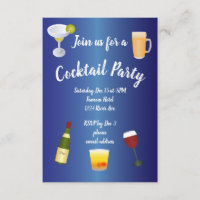 Royal Blue Cocktail Party