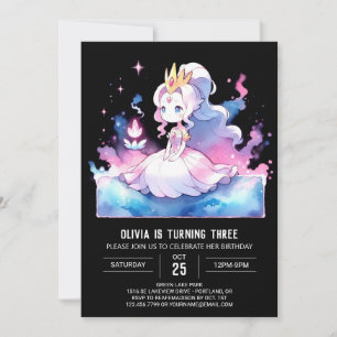 Invitation Royal Printable Princesse Anniversaire