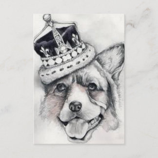 Invitation royale de corgi