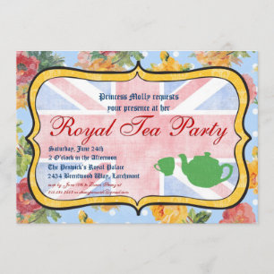 Invitation royale de partie de thé