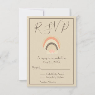Invitation RSVP Belle Coquille de Mer