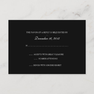 Invitation RSVP Card   Basic-b