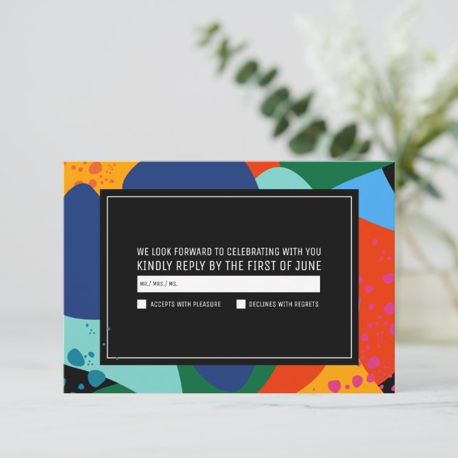 Invitation RSVP | Nuit au Musée (Debout devant)