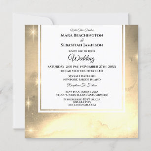 Invitation *~* RSVP Site Web Nebula Galaxy Mariage céleste
