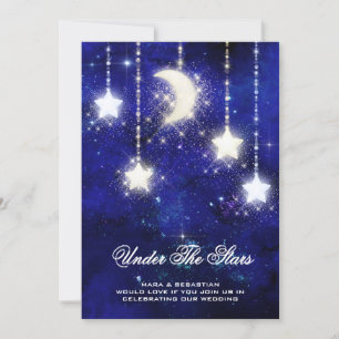 Invitation *~* RSVP Website MOON STARS Celestial AR14 Mariage