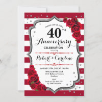 Ruby Red 40e Anniversaire