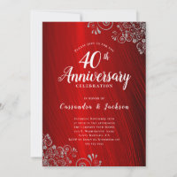 Ruby Red 40th Anniversary Party