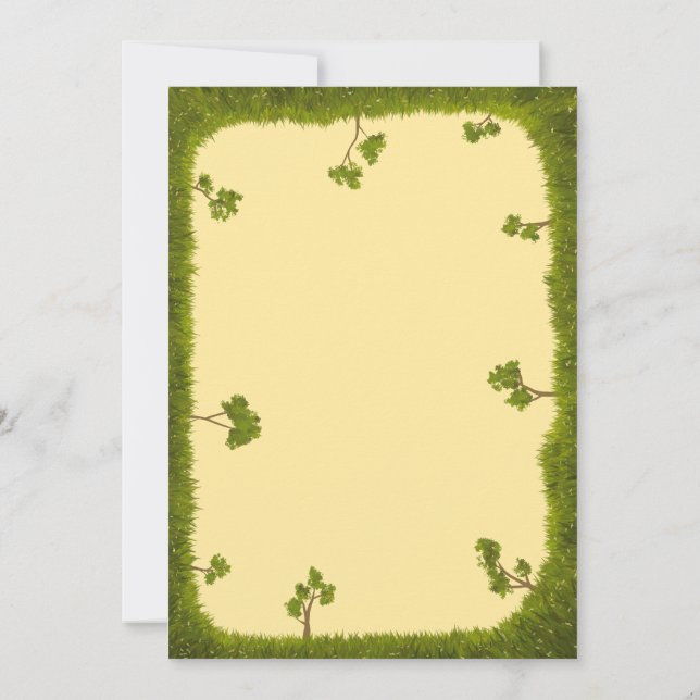 Invitation Rue Sésame - Gros oiseau (Dos)