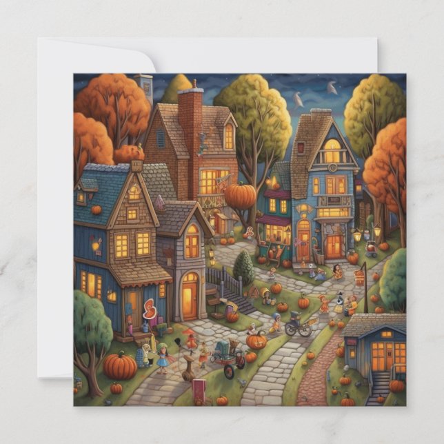Invitation Rue Trick or Treat : Corn Candy Lane (Devant)