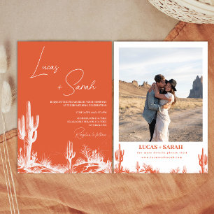 Invitation Russe Verona Sunset Western Desert Mariage