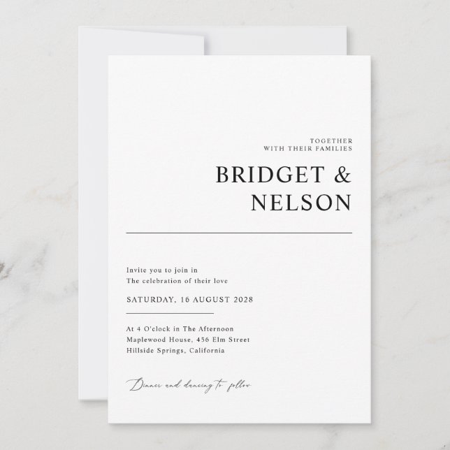 Invitation Rustic Chic Forest Mariage photo (Devant)