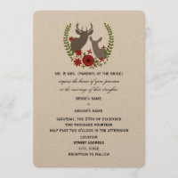 Rustic Deer Mariage de Noël