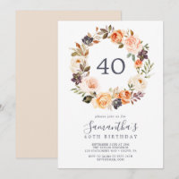 Rustic Earth Florals 40e anniversaire
