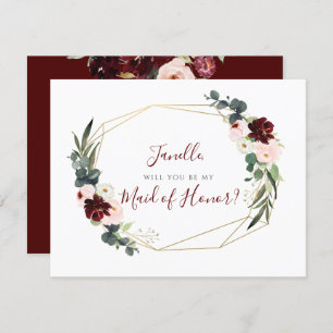 Invitation Rustic Eucalyptus Blush DO-IT-YOURSELF être ma fem