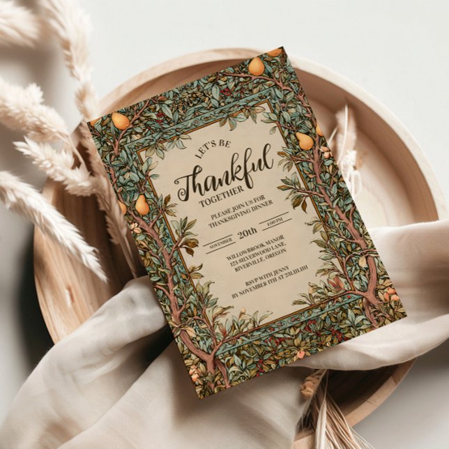 Invitation Rustic Orchard Thanksgiving Celebration (Créateur téléchargé)