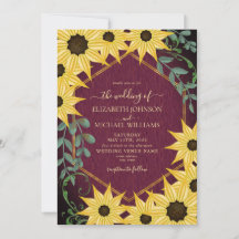 Rustic Sunflower Eucalyptus Wood Watercolor   