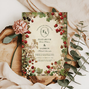 Invitation Rustique Blackberry Vineyard Mariage