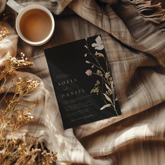 Invitation Rustique Boho d'automne Mariage d'aquarelle (Créateur téléchargé)