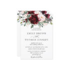 Rustique Bourgogne Blush rose Floral Mariage