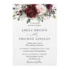 Rustique Bourgogne Blush rose Floral Mariage