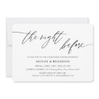 Rustique La Nuit Avant Le Dîner De Répétition