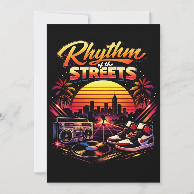 Invitation Rythme des rues (Devant)