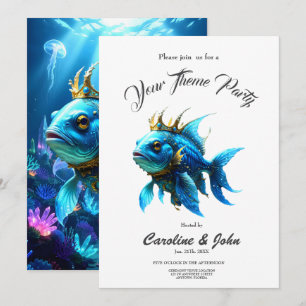 Invitation Sa Majesté Poissonnière